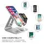 Apple Watch Stand, OMOTON 2 in 1 Universal Desktop Stand Holder for iPhone and Apple Watch Series 5/4/3/2/1 (Both 38mm/40mm/42mm/44mm) (Silver) Apple Watch Stand, OMOTON 2 in 1 Universal Desktop Stand Holder for iPhone and Apple Watch Series 5/4/3/2/1 (Both 38mm/40mm/42mm/44mm) (Silver)