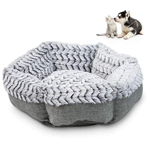 Pet Craft Supply Co. Soho Round Machine Washable Memory Foam Comfortable Ultra Soft All Season Self Warming Cat & Dog Bed