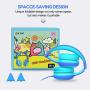 gorsun Kids Headphones with Limited Volume, Children Headphone Over Ear, Kids Headphones for Boys and Girls, Wired Headset for Children-Blue