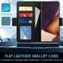 FYY [Resist Harmful Organism] [RFID Blocking] Case for Samsung Galaxy Note 20 Ultra 6.9", PU Leather Wallet Case with [Kickstand Function] and[Card Holder] for Galaxy Note 20 Ultra 6.9" Black