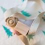 Wooden Mini Camera Toy Pillow Kids Room Hanging Decor Portable Toy Gift White Color