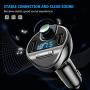 Criacr Bluetooth FM Transmitter for Car, Wireless FM Transmitter Radio Adapter Car Kit, Universal Car Charger with Dual USB Charging Ports, Hands Free Calling for All Smartphones.(Grey)