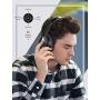 Mpow 059 Bluetooth Headphones Over Ear, Hi-Fi Stereo Wireless Headset, Foldable, Soft Memory-Protein Earmuffs, w/Built-in Mic Wired Mode, for Online Class, Home Office, PC/Cell Phones/TV