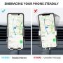 VICSEED Easy Car Phone Mount, Upgraded Air Vent Phone Holder for Car, Handsfree Cell Phone Car Mount Fit for iPhone SE 9 11 Pro Max XR Xs Max Xs X 8 7 6 Plus, Samsung Note 10 S20 S10 S9 LG Google Etc.