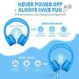 Picun Kids Bluetooth Headphones Safe Volume Limited 85dB 15 Hours Play Time Foldable Stereo Sound Headsets with Mic Wireless Headphones for Boys Children Computer Cell Phones Tablet School Game(Blue)