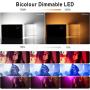 RGB Video Light Panel 360° Full Color LED Light Portable On Camera Light 3200K-7500K CRI>96+, 9 Lighting Effect Modes