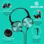 Classroom Headphones Bulk 5 Pack, Student On Ear Color Varieties, Comfy Swivel Earphones for Library, School, Airplane, Kids, for Online Learning and Travel, Noise Reducing, Stereo Sound 3.5mm Jack