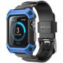 SUPCASE [Unicorn Beetle Pro] Case for Apple Watch 3, Rugged Protective Case with Strap Bands for Apple Watch Series 3 2017 Edition [42mm, Compatible with Apple Watch 42mm 2015 2016 ] (Blue)