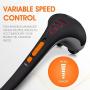 Hangsun Handheld Neck Back Massager MG400 Deep Tissue Percussion Massage for Shoulder, Leg, Foot, Muscles, Electric Double Head Full Body Massagers