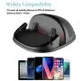 Car Phone Holder, Cell Phone Car Mount Holder with Silicone Non Slip Mat & Storage Function Cradle Dock, for iPhone X/8 Plus/7 Plus/6, Samsung Galaxy S8 Plus/Note 8/S7 3.5-7 inch Phone Or GPS Devices