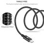 [2020 Upgraded] UNBREAKcable iPhone Charger Cable 3.3ft - [C89 Apple MFI Certified] Nylon Braided USB Fast Charging Cord Lightning Cable for iPhone 11 Pro Xs Max XR X 8 7 6s 6 SE iPad iPod - Black