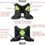 ANYTINUS LED Reflective Safety Vest USB Rechargeable Light Up Flashing Warning Vest Adjustable Waist 2 Pocket Running Gear for Men Women Kids Running Dog Walking Cycling, Marathon Runner Gifts