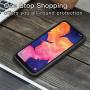 Vinve Liquid Silicone Case for Samsung Galaxy A10e, Gel Rubber Full Body Protection Shockproof Cover Slim Fit Case Drop Protection Case (Black)