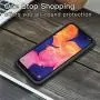 Vinve Liquid Silicone Case for Samsung Galaxy A10e, Gel Rubber Full Body Protection Shockproof Cover Slim Fit Case Drop Protection Case (Black)