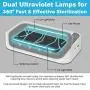 UV Phone Sanitizer Smartphone Sterilizer Portable Cell Phone Cleaner UV Light Disinfection Box with Aromatherapy Function for iOS Android Devices, Masks, Keys UV Phone Sanitizer Smartphone Sterilizer Portable Cell Phone Cleaner UV Light Disinfection Box with Aromatherapy Function for iOS Android Devices, Masks, Keys