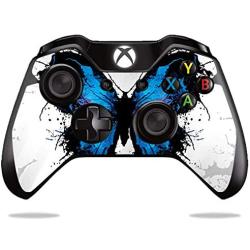 MightySkins Skin Compatible with Microsoft Xbox One or S Controller - Butterfly Splash | Protective, Durable, and Unique Vinyl wrap Cover | Easy to Apply, Remove, and Change Styles | Made in The USA