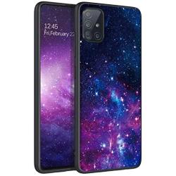 BENTOBEN Galaxy A51 Case, Samsung A51 Phone Case, Slim Fit Thin Shockproof Drop Protective Hybrid Hard PC Soft TPU Bumper Girls Women Mens Phone Cover for Samsung Galaxy A51 (4G ONLY), Nebula/Galaxy