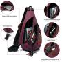Tudequ Dry Wet Separation Sling Crossbody Chest Bag Backpack Casual Daypack for Men Women Teens