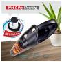 GNG Handheld Vacuum Cleaner 12v Portable Cordless Vacuum with Car & Wall Rechargeable Lithium-ion, Black Detailing Vacuum Cleaners for Wet and Dry Furniture, Dust Buster, Carpets, Floors, Vehicles