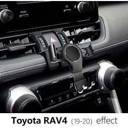 LUNQIN Car Phone Holder for 2019-2020 Toyota RAV4 Auto Accessories Navigation Bracket Interior Decoration Mobile Cell Phone Mount