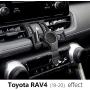 LUNQIN Car Phone Holder for 2019-2020 Toyota RAV4 Auto Accessories Navigation Bracket Interior Decoration Mobile Cell Phone Mount