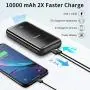 Wireless Earbuds with 10000 mAh Display Charging Case as Power Bank, Upgrated Bluetooth V5.0 True Wireless Headphones, TWS Stereo Earphones for Iphone and Android, 500 Hours Music Time/IP65 Waterproof Wireless Earbuds with 10000 mAh Display Charging Case as Power Bank, Upgrated Bluetooth V5.0 True Wireless Headphones, TWS Stereo Earphones for Iphone and Android, 500 Hours Music Time/IP65 Waterproof