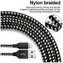 iPhone Charger,Aqualief Lightning Cable 3/3/3/6/6/10FT 6Pack Nylon Braided USB Charging Cable Compatible with iPhone 11/11 Pro Max/XS MAX/XR/XS/X/8/7/Plus/6S/iPad