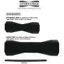 LoveHandle Universal Grip for Smartphone and Mini Tablet, Leopard Design Elastic Strap with Black Base