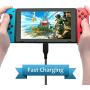 Charging Cable for Nintendo Switch and Switch Lite, FYOUNG Charger for Nintendo Switch Samsung Galaxy S9 S8 Note 8 MacBook LG V20 V30 OnePlus 5 3T and Other USB Type C Devices (9.8ft)