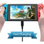 6.6 Feet Charging Cable for Nintendo Switch and Switch Lite,Fast Charging Power Charger Cord for Nintendo Switch Samsung Galaxy S9 Note 8 MacBook LG V20 V30 OnePlus 5 3T and Other USB Type C Devices