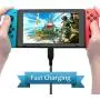 Charging Cable for Nintendo Switch and Switch Lite, FYOUNG Charger for Nintendo Switch Samsung Galaxy S9 S8 Note 8 MacBook LG V20 V30 OnePlus 5 3T and Other USB Type C Devices (9.8ft) Charging Cable for Nintendo Switch and Switch Lite, FYOUNG Charger for Nintendo Switch Samsung Galaxy S9 S8 Note 8 MacBook LG V20 V30 OnePlus 5 3T and Other USB Type C Devices (9.8ft)