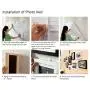 WOOD MEETS COLOR 5x7 8x10 Gallery Wall Picture Frames Set with Hanging Template, 11 Pcs Collage Photo Frames with Photo Mats,Black WOOD MEETS COLOR 5x7 8x10 Gallery Wall Picture Frames Set with Hanging Template, 11 Pcs Collage Photo Frames with Photo Mats,Black