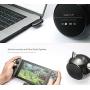 Route+ PRO Bluetooth Transmitter Wireless Audio USB-C Adaptor or Receiver with Voice Transmission - Must Have Gaming Accessory for Wireless Headset Compatible with Nintendo Switch and PC