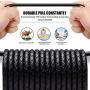 3Pack 1ft Short Charging Cable CABEPOW Close 7 inch Charger Cable/Data Sync 1 Foot Fast USB Charging Cord Compatible withX Case/8/8 Plus/7/7 Plus/6/6s /5s/5(Black)