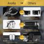 AnoKe Mobile Controller - Cellphone Game Trigger/Mobile Game Controller Compatible with PUBG Android iOS, L2R2 Sensitive Shoot Mobile Phone Joystick (2 Triggers+2 Grips)