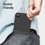 TORRAS Slim Fit iPhone XR Case, Ultra-Thin Hard Plastic Full Protective Cover with Matte Finish Grip Phone Case for iPhone XR 6.1 inch (2018), Space Black