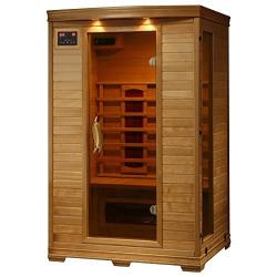 Radiant Saunas BSA2406 2-Person Deluxe Ceramic Infrared Sauna, 1-2