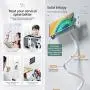 Benks Cell Phone Holder Universal Flexible Long Arm Desktop Bed Lazy Bracket Mobile Phone Stand for Bedroom, Kitchen, Office, Bathroom (Clamp, 39.4 inch White) Benks Cell Phone Holder Universal Flexible Long Arm Desktop Bed Lazy Bracket Mobile Phone Stand for Bedroom, Kitchen, Office, Bathroom (Clamp, 39.4 inch White)