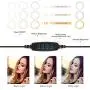 Yesker 10.2" Selfie Ring Light Dimmable with Tripod Stand Cell Phone Holder Mini Led Camera Ringlight for Live Streaming Makeup YouTube Video Photography Compatible iPhone Android Remote Control Yesker 10.2" Selfie Ring Light Dimmable with Tripod Stand Cell Phone Holder Mini Led Camera Ringlight for Live Streaming Makeup YouTube Video Photography Compatible iPhone Android Remote Control