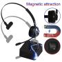 Golvery Bluetooth Office Headset with Boom Mic, Wireless CVC6.0 Noice Cancelling Headset with Charging Cradle, Supports Mute Function, Multi Point, 17 Hours Talking Time for PC Skype Cell Phone