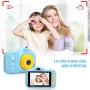 voltenick Kids Camera Toys for Girls Boys 3.5Inch 12M 1080FHD Dual Lens Children Digital Cameras Kids Geat Birthday for Age 3-12 Year Old Girls Boys Toddlers with 32GB SD Card (Blue)