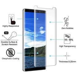 Glass Screen Protector for Samsung Galaxy S9, 3D Curved 9H Hardness Tempered Glass, High Definition, Case Friendly Bubble-Free for Galaxy S9 Glass Screen Protector (Black)