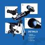 ESSLNB Telescope for Kids with Phone Adapter 70mm Beginners Telescopes for Astronomy with Adjustable Tripod 3X Barlow Lens and Moon Filter