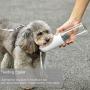 PETKIT Dog Water Bottle, Portable Dog Water Dispenser with Drinking Bowl, Leakproof and Lightweight Pet Water Bottle for Walking, Hiking, Travel, BPA Free