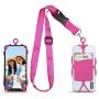 Gear Beast Universal Crossbody Pocket Cell Phone Lanyard Compatible with iPhone, Galaxy & Most Smartphones, Includes Phone Case Holder,Neck Strap