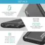 Portable Charger Power Bank 10000mAh - External Battery Pack with Dual USB Ports and USB-C Input, Compact High-Speed Charging Backup Phone Charger, Compatible for iPhone, Samsung, iPad, etc.