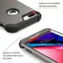 BENTOBEN Case for iPhone 8 Plus, iPhone 7 Plus Case, 3 in 1 Hybrid Hard PC Soft Rubber Heavy Duty Rugged Bumper Shockproof Anti Slip Full-Body Protective Phone Cover for iPhone 8 Plus/7 Plus, Gunmetal