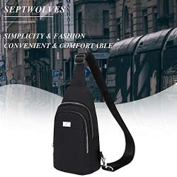 SEPTWOLVES Sling Casual Daypack,Lightweight Waterproof Chest Bag for Men Women Boys