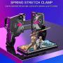 Houozon Phone Controller, 4-Finger Link Gamepad Quick Shooting Button Mobile Game with Cooling Fan, for iOS Android Electronic Accessories