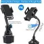 Car Cup Holder Phone Mount, Mikikin Cell Phone Holder Universal Adjustable Cup Holder Cradle Car Mount with Flexible Long Neck for iPhone 11 Pro/XR/XS Max/X/8/7 Plus/Samsung S10+/Note 9/S8 Plus/S7 Edg Car Cup Holder Phone Mount, Mikikin Cell Phone Holder Universal Adjustable Cup Holder Cradle Car Mount with Flexible Long Neck for iPhone 11 Pro/XR/XS Max/X/8/7 Plus/Samsung S10+/Note 9/S8 Plus/S7 Edg